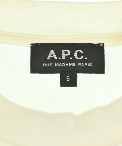 A.P.C.（アーペーセー）Tシャツ・カットソー 白 サイズ:S メンズ/2200690456097