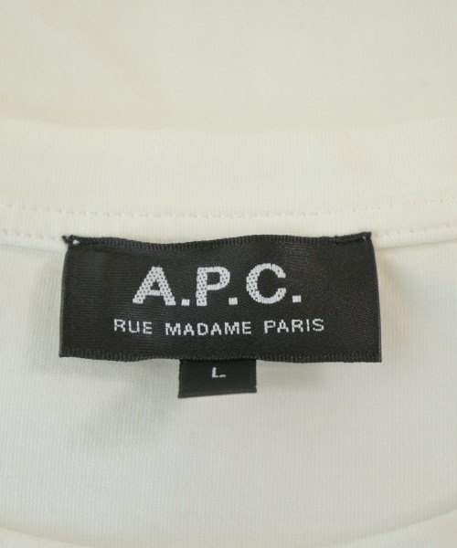 A.P.C.（アーペーセー）Tシャツ・カットソー 白 サイズ:L メンズ/2200690172034