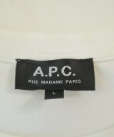 A.P.C.（アーペーセー）Tシャツ・カットソー 白 サイズ:L メンズ/2200690172034