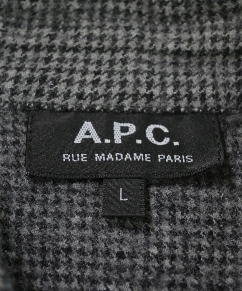 A.P.C.（アーペーセー）カジュアルシャツ グレー サイズ:L メンズ/2200691212012