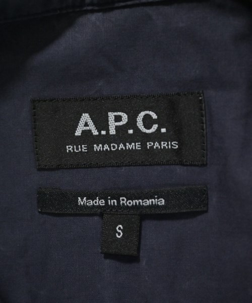 A.P.C.（アーペーセー）カジュアルシャツ 紺 サイズ:S メンズ/2200686759041
