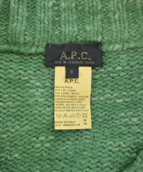 A.P.C.（アーペーセー）カーディガン 緑 サイズ:S メンズ/2200691840055