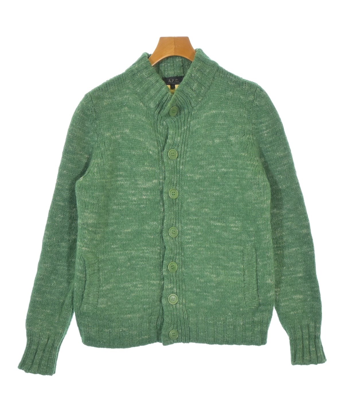 A.P.C.（アーペーセー）カーディガン 緑 サイズ:S メンズ