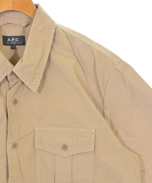 A.P.C.（アーペーセー）カジュアルシャツ カーキ サイズ:L メンズ/2200692462027