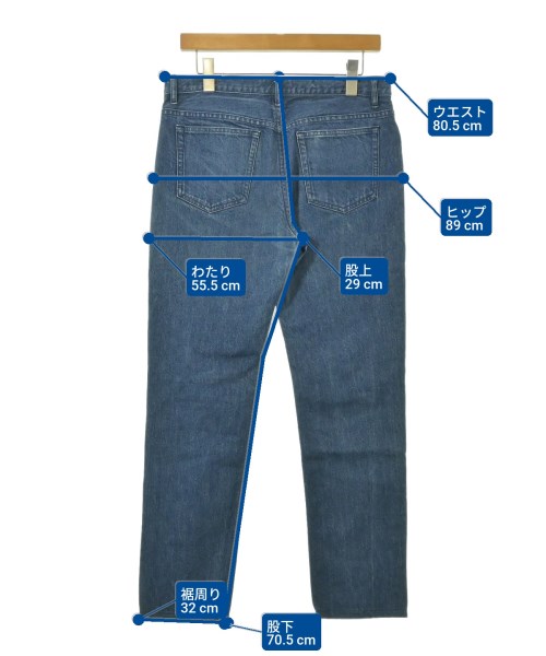 A.P.C.（アーペーセー）デニムパンツ 青 サイズ:30(M位) メンズ/2200692805022