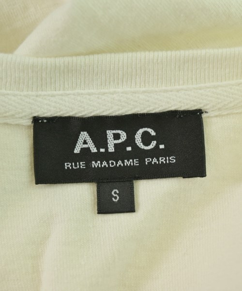 A.P.C.（アーペーセー）Tシャツ・カットソー 白 サイズ:S メンズ/2200691043043