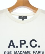 A.P.C.（アーペーセー）Tシャツ・カットソー 白 サイズ:M メンズ/2200693163084