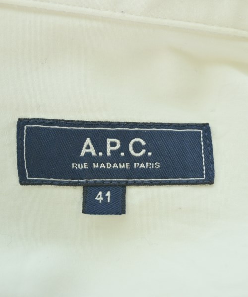 A.P.C.（アーペーセー）カジュアルシャツ 白 サイズ:41(XL位) メンズ/2200693185048