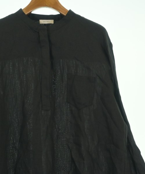 DES PRES（デプレ）カジュアルシャツ 黒 サイズ:36(S位) レディース/2200623187104
