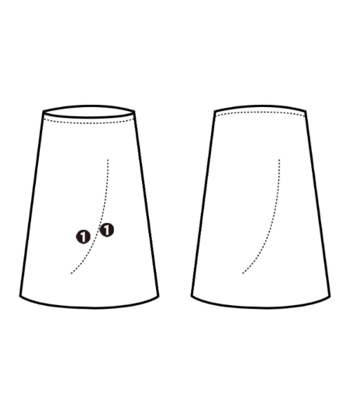 DES PRES（デプレ）ロング・マキシ丈スカート 黄 サイズ:36(S位) レディース/2200636019058