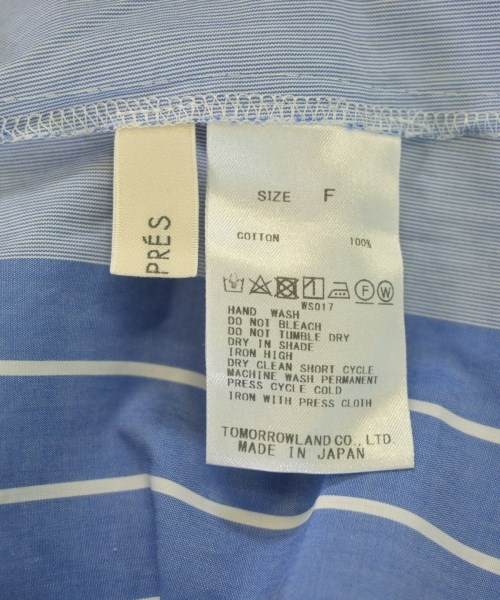 DES PRES（デプレ）ブラウス 青 サイズ:F レディース/2200621729047