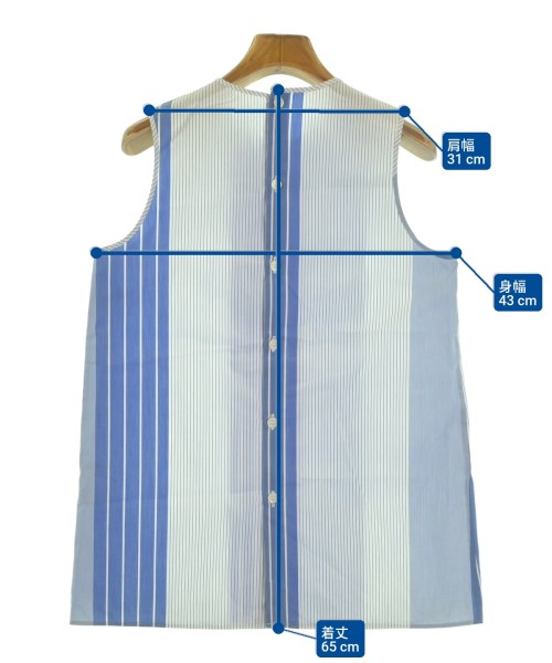 DES PRES（デプレ）ブラウス 青 サイズ:F レディース/2200621729047