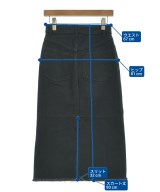 DES PRES（デプレ）ロング・マキシ丈スカート 黒 サイズ:34(XS位) レディース/2200635364074