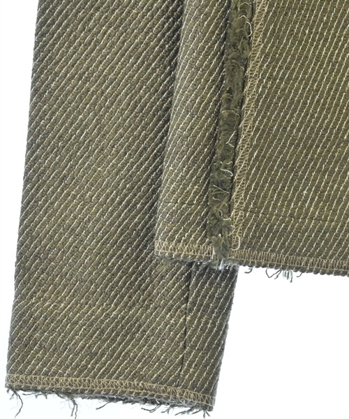 DES PRES（デプレ）ノーカラージャケット カーキ サイズ:34(XXS位) レディース/2200635364128