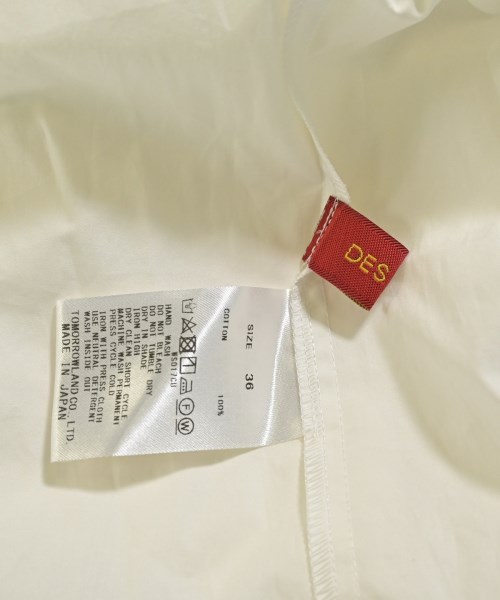 DES PRES（デプレ）ブラウス 白 サイズ:36(XL位) レディース/2200635364210