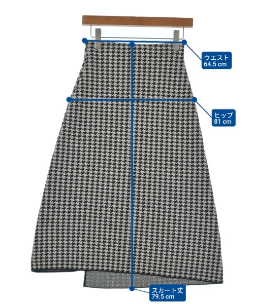 DES PRES（デプレ）ロング・マキシ丈スカート 黒 サイズ:34(XS位) レディース/2200638588019