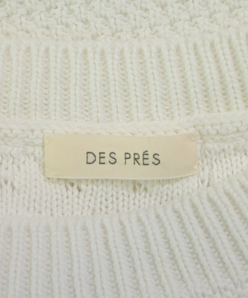 DES PRES（デプレ）ニット・セーター 白 サイズ:S レディース/2200635582034