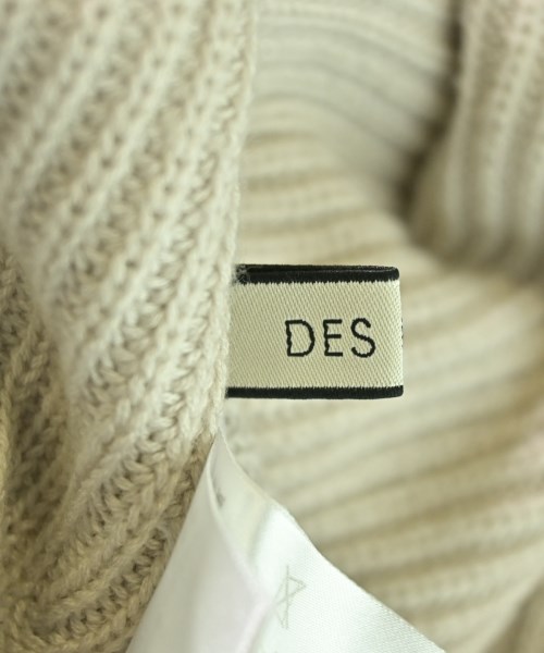 DES PRES（デプレ）ニット・セーター ベージュ サイズ:S レディース/2200621196115