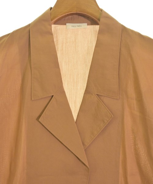 DES PRES（デプレ）カジュアルジャケット 茶 サイズ:36(S位) レディース/2200622362021
