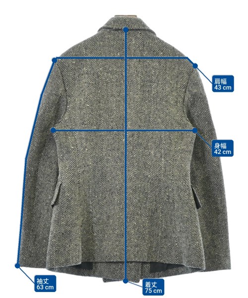 DES PRES（デプレ）テーラードジャケット 黒 サイズ:F レディース/2200628720016