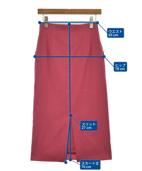 DES PRES（デプレ）ロング・マキシ丈スカート ピンク サイズ:34(XS位) レディース/2200641827051