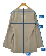 DES PRES（デプレ）ノーカラージャケット ベージュ サイズ:34(XS位) レディース/2200626135010