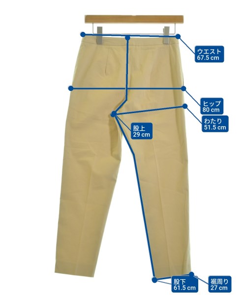 DES PRES（デプレ）スラックス ベージュ サイズ:34(XS位) レディース/2200633536077