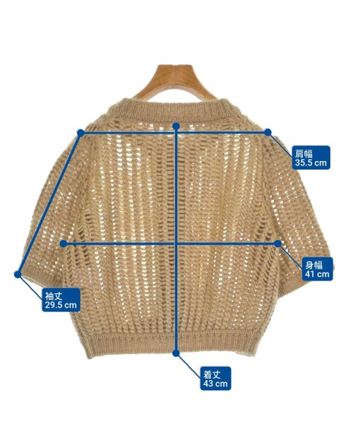 DES PRES（デプレ）カーディガン ベージュ サイズ:F レディース/2200643584013
