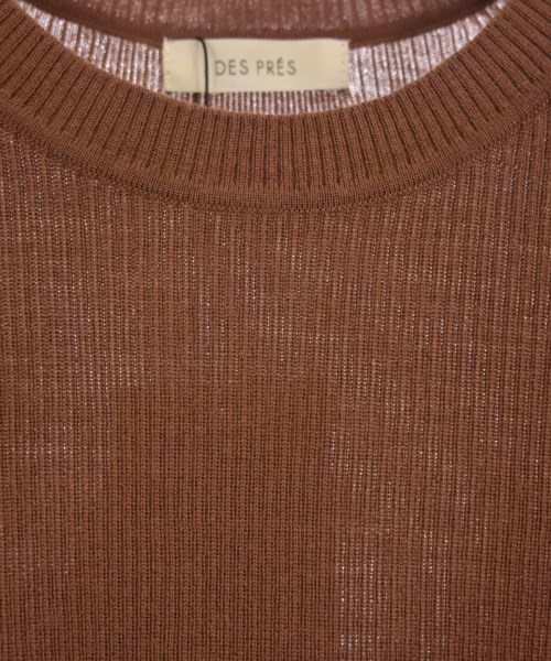DES PRES（デプレ）ニット・セーター 茶 サイズ:F レディース/2200610876134