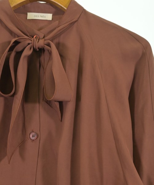 DES PRES（デプレ）カジュアルシャツ 茶 サイズ:F レディース/2200617508038