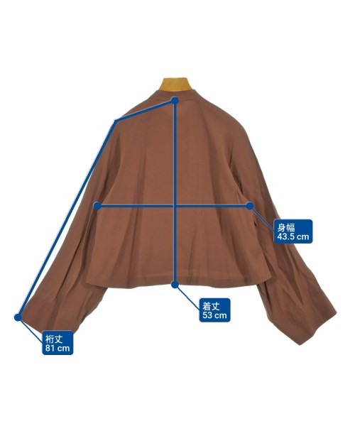 DES PRES（デプレ）カジュアルシャツ 茶 サイズ:F レディース/2200617508038