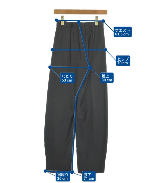 DES PRES（デプレ）スラックス 黒 サイズ:32(XXS位) レディース/2200623420058