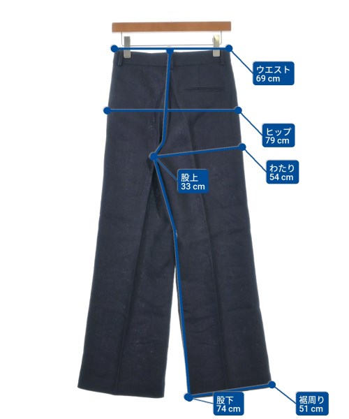 DES PRES（デプレ）スラックス 紺 サイズ:34(XS位) レディース/2200616385265