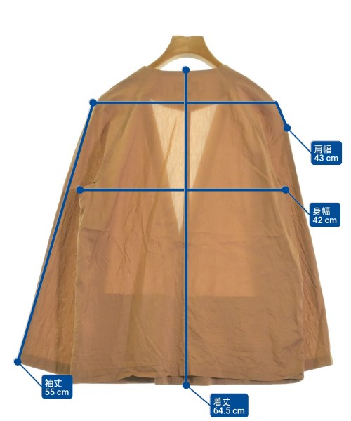 DES PRES（デプレ）ブラウス 茶 サイズ:F レディース/2200630188026