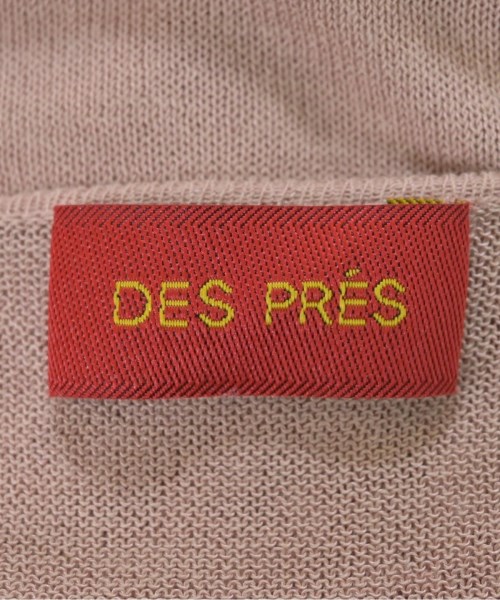 DES PRES（デプレ）カーディガン ピンク サイズ:S レディース/2200634402067