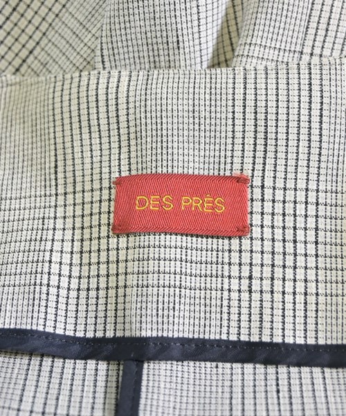 DES PRES（デプレ）ノーカラージャケット 白 サイズ:36(S位) レディース/2200607949018