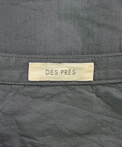 DES PRES（デプレ）カジュアルシャツ グレー サイズ:36(S位) レディース/2200606850032