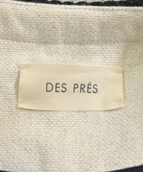 DES PRES（デプレ）ノーカラージャケット グレー サイズ:F レディース/2200611815019