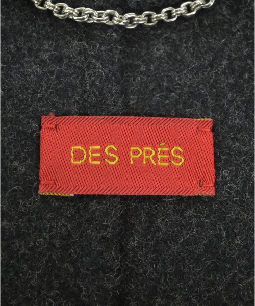 DES PRES（デプレ）チェスターコート グレー サイズ:36(S位) レディース/2200614473025