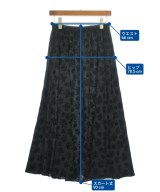DES PRES（デプレ）ロング・マキシ丈スカート 黒 サイズ:36(S位) レディース/2200615089027