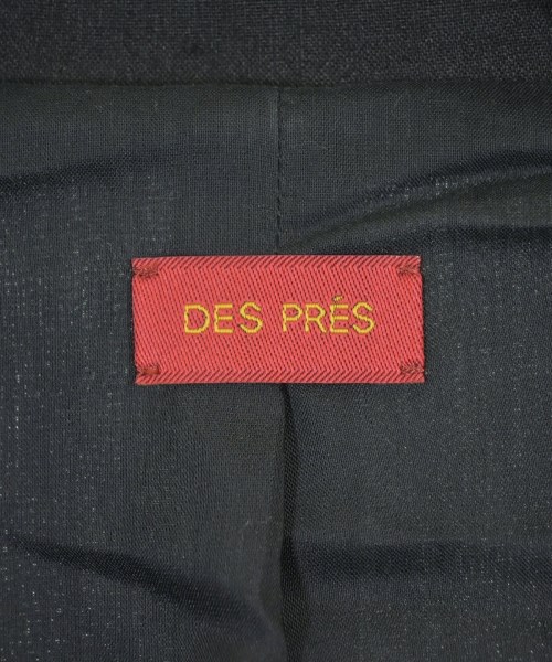 DES PRES（デプレ）テーラードジャケット 黒 サイズ:36(S位) レディース/2200612657014