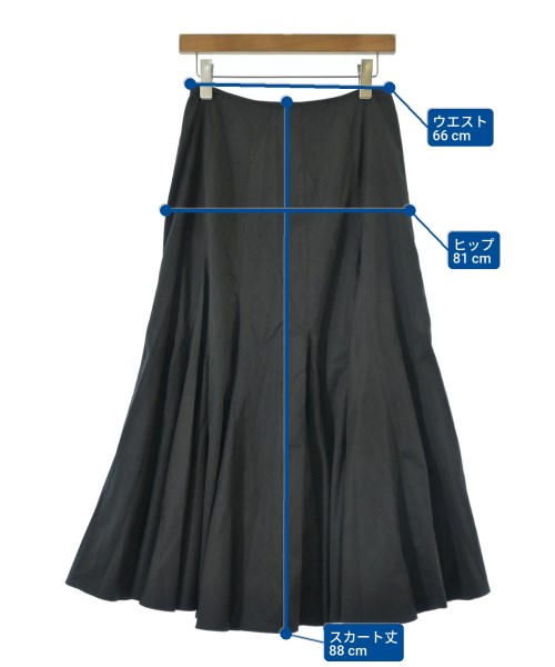 DES PRES（デプレ）ロング・マキシ丈スカート 黒 サイズ:36(S位) レディース/2200579110874