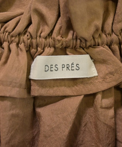 DES PRES（デプレ）ロング・マキシ丈スカート 茶 サイズ:34(XS位) レディース/2200614062083