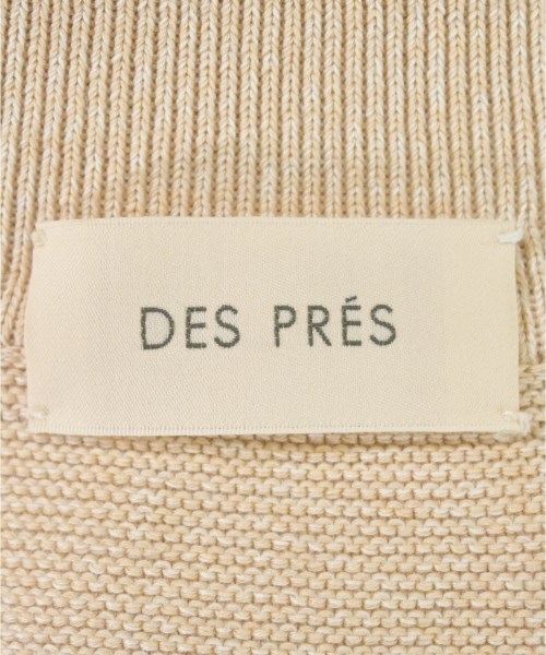 DES PRES（デプレ）カーディガン ベージュ サイズ:36(S位) レディース/2200609203088