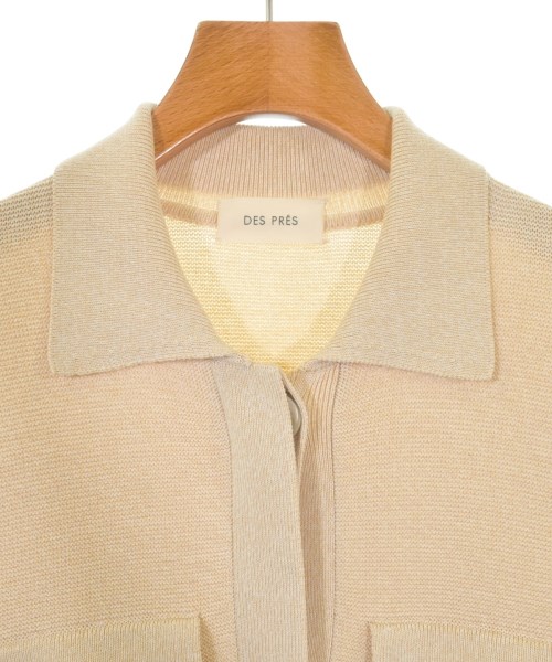DES PRES（デプレ）カーディガン ベージュ サイズ:36(S位) レディース/2200609203088