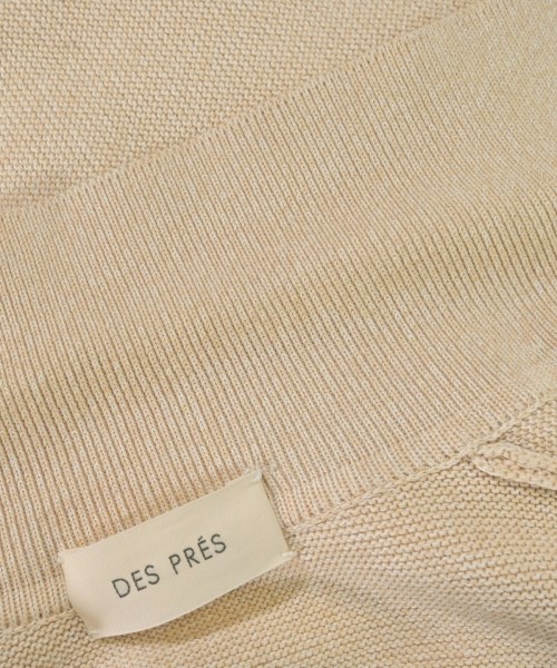 DES PRES（デプレ）カーディガン ベージュ サイズ:36(S位) レディース/2200609203088