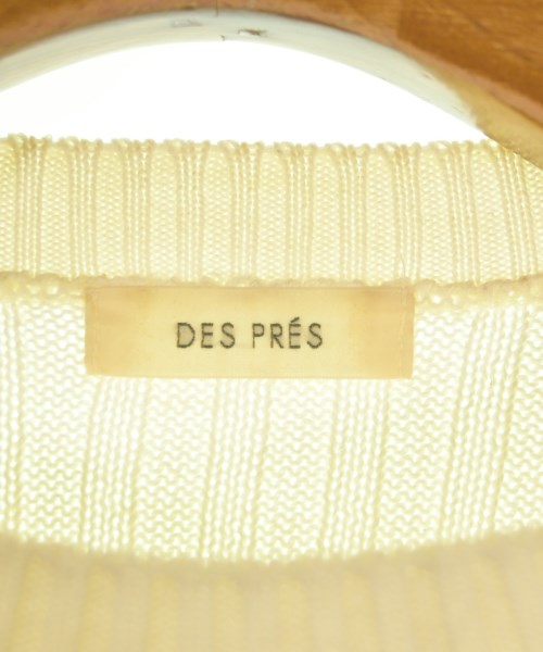 DES PRES（デプレ）ニット・セーター 白 サイズ:F レディース/2200668984058