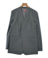 DES PRES（デプレ）ノーカラージャケット グレー サイズ:36(S位) レディース/2200673193018