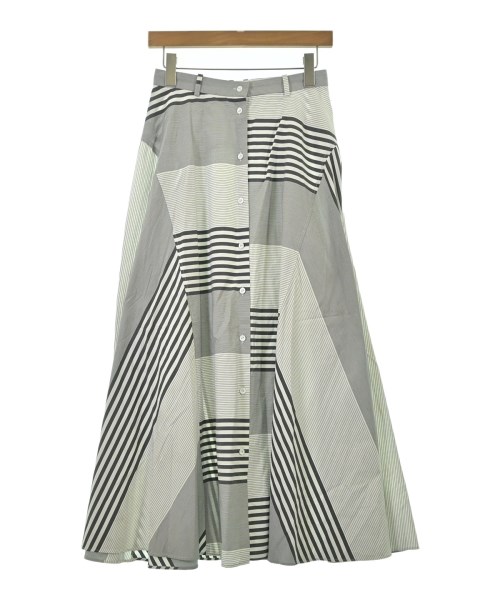 DES PRES(デプレ)ロング・マキシ丈スカート 白 サイズ:36(S位)/2200675127011