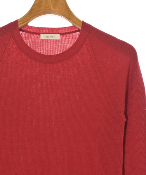 DES PRES（デプレ）ニット・セーター 赤 サイズ:F レディース/2200677150055